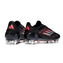 Botas de fútbol Adidas F50 Primeknit Elite SG mixtas en negro, blanco y rojo