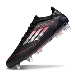 Botas de fútbol Adidas F50 Primeknit Elite SG mixtas en negro, blanco y rojo