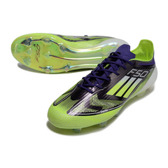 Chuteira Campo FG Adidas F50 Elite Roxa e Verde