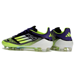 Adidas F50 Elite FG Purple and Green Field Soccer Cleats