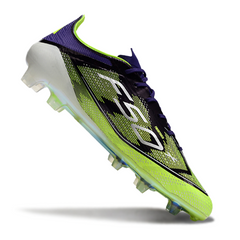 Adidas F50 Elite FG Purple and Green Field Soccer Cleats