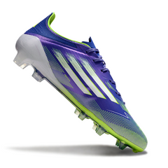 Chuteira Campo FG Adidas F50 Elite Light Roxa e Verde
