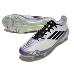 Chuteira Campo Molhado SG Adidas F50 Elite Pack Stellar Preta e Vermelha Infantil
