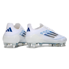 Chuteira Campo Adidas F50 Elite SG Trava Mista Branca