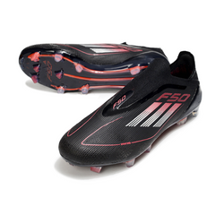 Adidas F50 Elite Laceless FG Football Boots Black, White and Red
