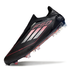 Adidas F50 Elite Laceless FG Football Boots Black, White and Red