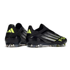 Adidas F50 Elite Laceless FG Black and White Football Boots