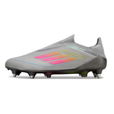 Adidas F50 Elite Laceless SG Mixed Gray, Pink and Yellow Football Boots