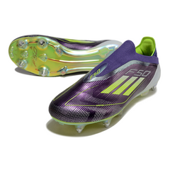 Chuteira Campo Adidas F50 Elite Sem Cadarço SG Trava Mista Messi Fast Reborn Pack