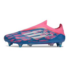 Chuteira Campo Molhado SG Adidas F50 Elite Sem Cadarço Pack Reemergence Preta e Amarela
