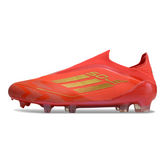 Adidas F50 Elite Laceless FG Red and Yellow Football Boots