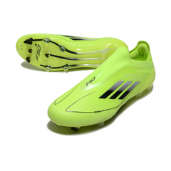 Chuteira Campo FG Adidas F50 Elite Sem Cadarço Verde-Clara