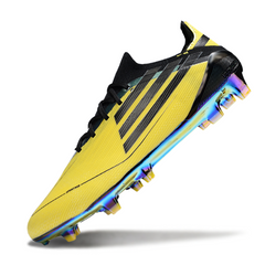 Chuteira Campo Adidas F50 Primeknit Elite FG Adizero Amarela e Preta