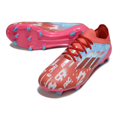 Chuteira Campo Adidas F50 Primeknit Elite FG 99 Pac Rosa Pack