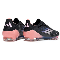 Chuteira Campo Adidas F50 Primeknit Elite FG Preta e Rosa