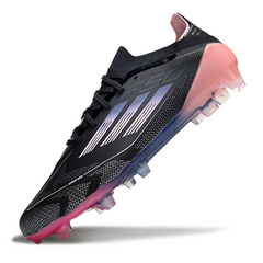 Chuteira Campo Adidas F50 Primeknit Elite FG Preta e Rosa