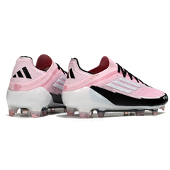 Chuteira Campo Adidas F50 Primeknit Elite FG Rosa e Preta