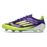 Botas de fútbol Adidas F50 Primeknit Elite FG en morado y verde