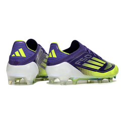 Chuteira Campo Adidas F50 Primeknit Elite FG Roxa e Verde