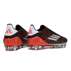 Adidas F50 Elite Laceless SG Mixed Lock Brown and Red Football Boots