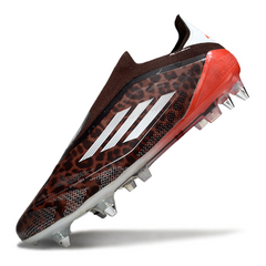 Adidas F50 Elite Laceless SG Mixed Lock Brown and Red Football Boots