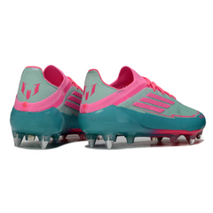 Adidas F50 Primeknit Elite SG Mixed Lock Light Blue and Pink Messi Field Football Boots