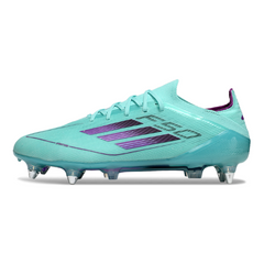 Adidas F50 Primeknit Elite SG Mixed Field Cleats Light Blue and Pink
