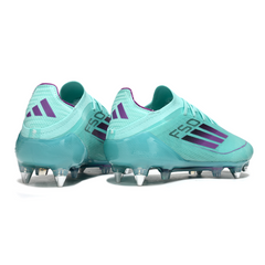 Adidas F50 Primeknit Elite SG Mixed Field Cleats Light Blue and Pink