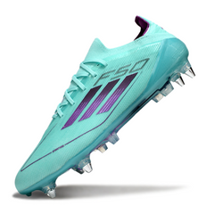 Adidas F50 Primeknit Elite SG Mixed Field Cleats Light Blue and Pink