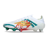 Adidas F50 Primeknit Elite SG Mixed White, Red and Green Field Cleats