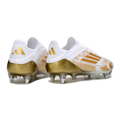 Adidas F50 Primeknit Elite SG Mixed White and Gold Football Boots