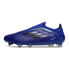 Chuteira Campo Adidas F50 Elite Sem Cadarço FG Azul