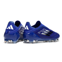 Chuteira Campo Adidas F50 Elite Sem Cadarço FG Azul