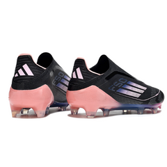 Chuteira Campo Adidas F50 Elite Sem Cadarço FG Preta e Rosa