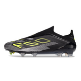 Adidas F50 Elite Laceless FG Black Football Boots