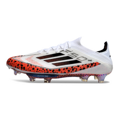 Chuteira Campo FG Adidas F50+ Elite Branca e Laranja