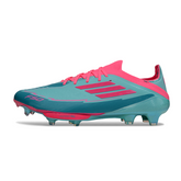 Adidas F50+ Elite FG Field Soccer Cleats Light Blue and Pink