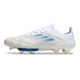 Chuteira Campo Adidas F50+ Elite FG Branca e Azul
