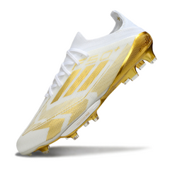 Adidas F50+ Elite FG White and Gold Field Football Boots