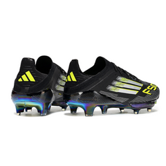 Chuteira Campo Adidas F50+ Elite FG Preta, Branca e Verde