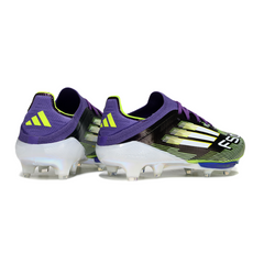 Adidas F50+ Elite FG Purple and Green Field Soccer Cleats