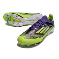 Adidas F50+ Elite FG Purple and Green Field Soccer Cleats