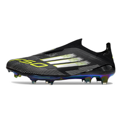 Chuteira Campo Adidas F50+ Elite Sem Cadarço FG Black Pack