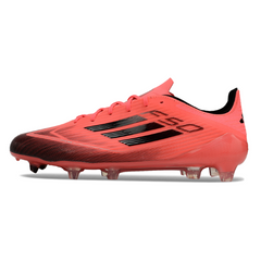 Botas de fútbol Adidas F50 Elite FG rosas y negras