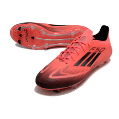 Botas de fútbol Adidas F50 Elite FG rosas y negras