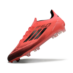 Botas de fútbol Adidas F50 Elite FG rosas y negras