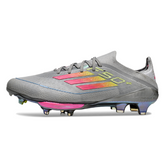 Adidas F50+ Elite SG Mixed Gray, Pink and Yellow Field Football Boots