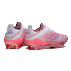 Chuteira Campo FG Adidas F50+ Elite Sem Cadarço Preta e Amarela