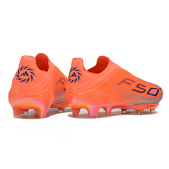 Chuteira Campo Adidas F50+ Elite Sem Cadarço FG Laranja