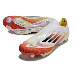 Chuteira Campo FG Adidas F50+ Elite Sem Cadarço Pack Pure Victory